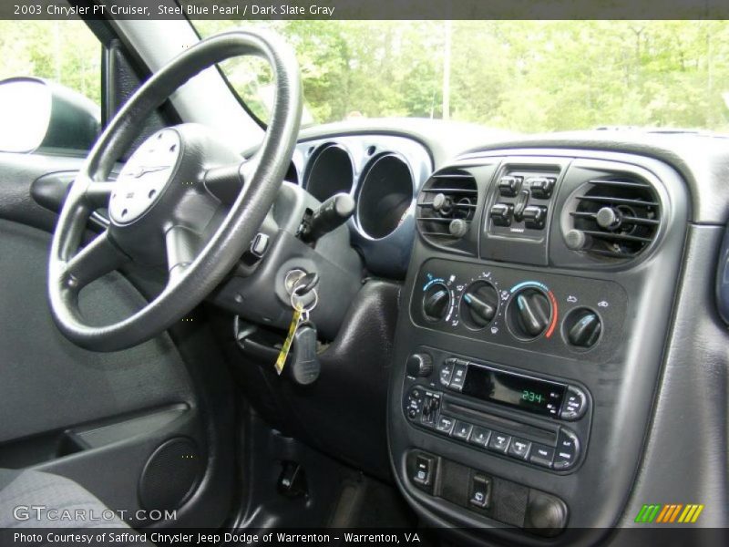 Steel Blue Pearl / Dark Slate Gray 2003 Chrysler PT Cruiser