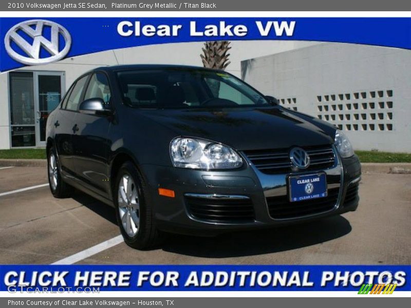 Platinum Grey Metallic / Titan Black 2010 Volkswagen Jetta SE Sedan