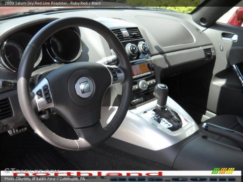 Ruby Red / Black 2009 Saturn Sky Red Line Roadster