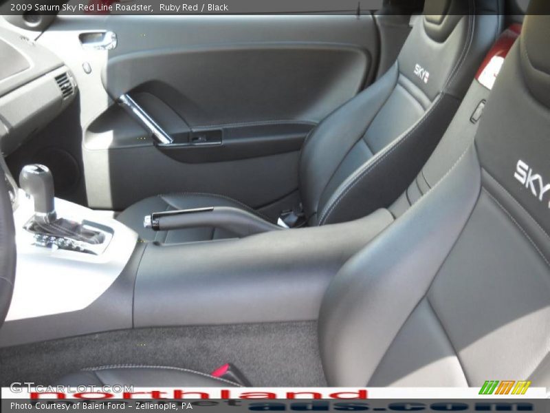 Ruby Red / Black 2009 Saturn Sky Red Line Roadster
