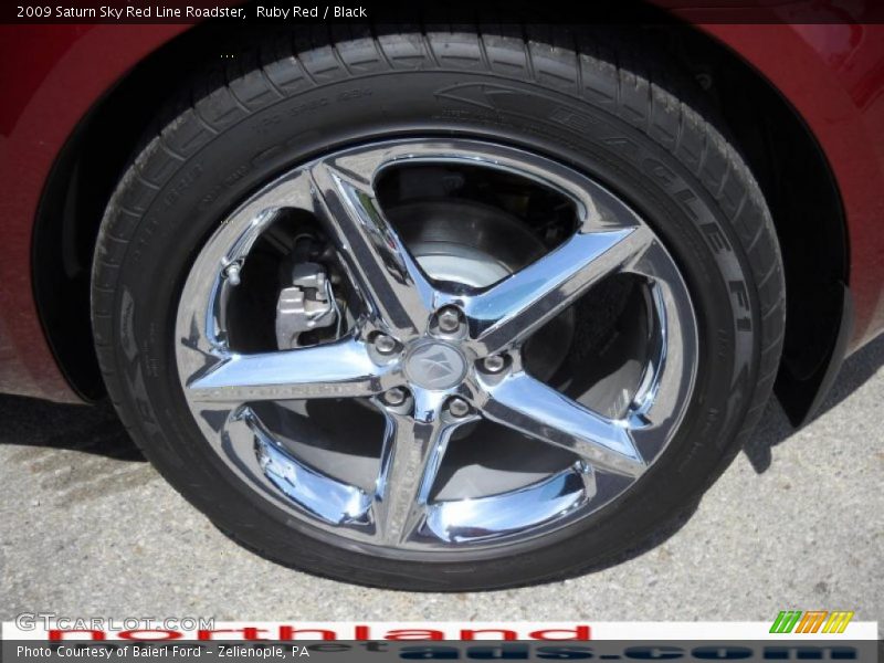 Ruby Red / Black 2009 Saturn Sky Red Line Roadster