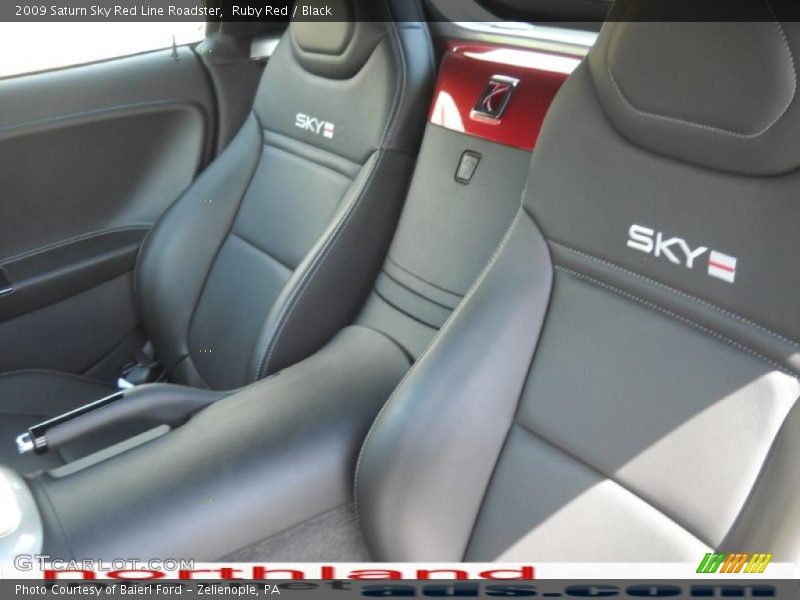 Ruby Red / Black 2009 Saturn Sky Red Line Roadster