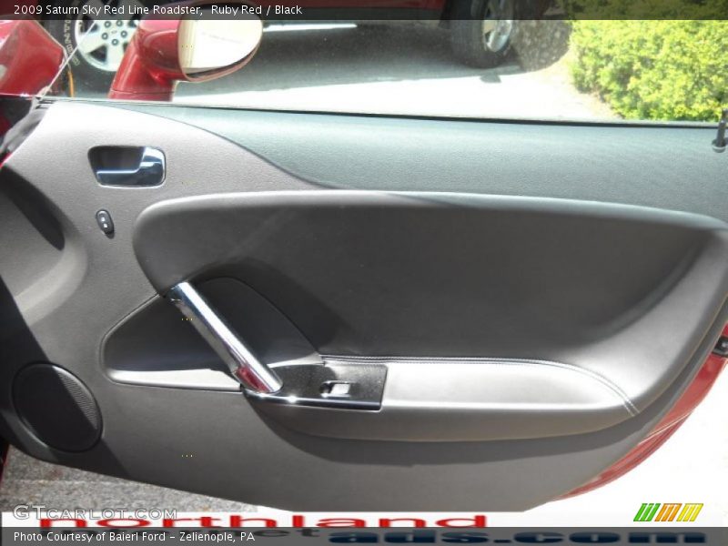 Ruby Red / Black 2009 Saturn Sky Red Line Roadster