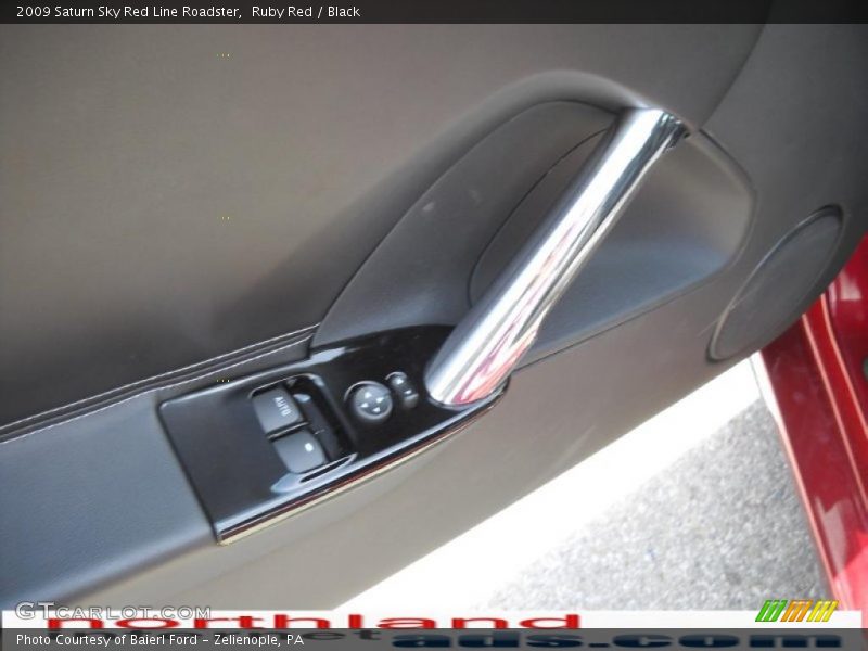 Ruby Red / Black 2009 Saturn Sky Red Line Roadster