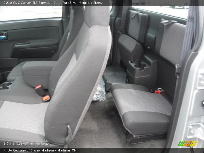 Pure Silver Metallic / Ebony 2010 GMC Canyon SLE Extended Cab