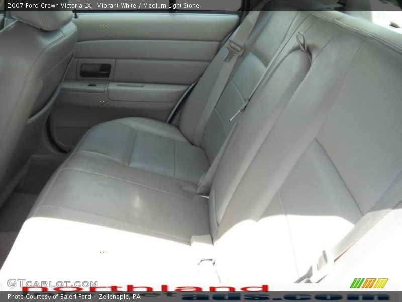Vibrant White / Medium Light Stone 2007 Ford Crown Victoria LX