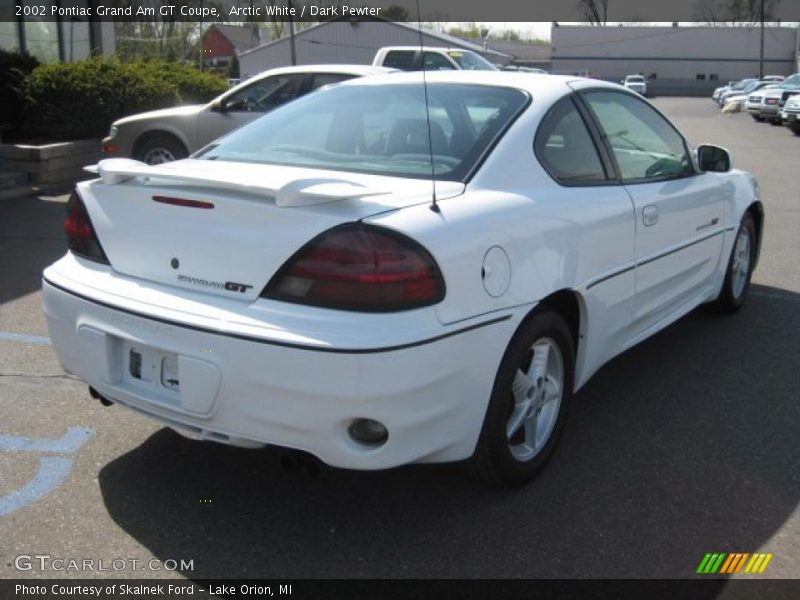 Arctic White / Dark Pewter 2002 Pontiac Grand Am GT Coupe