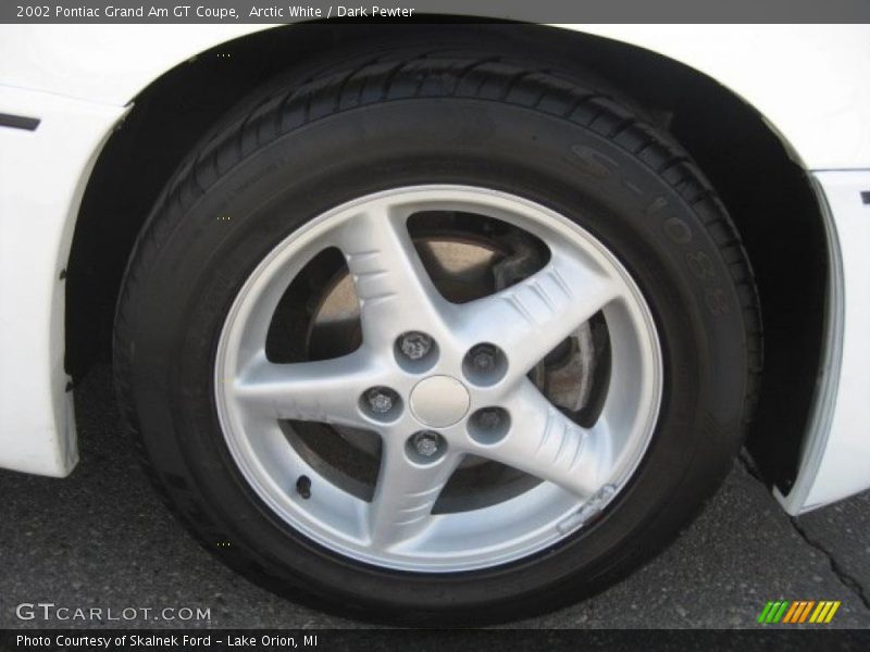 Arctic White / Dark Pewter 2002 Pontiac Grand Am GT Coupe