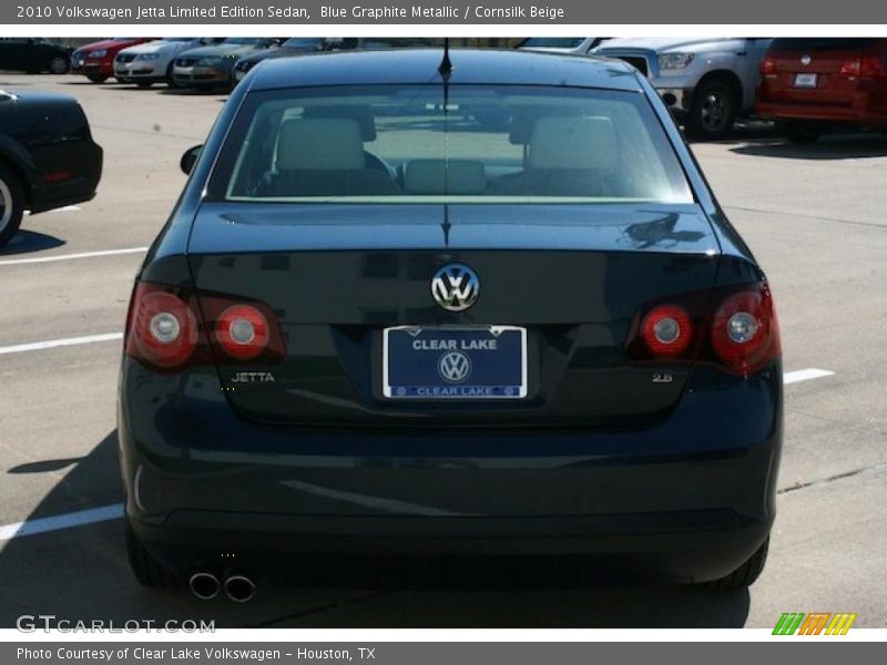 Blue Graphite Metallic / Cornsilk Beige 2010 Volkswagen Jetta Limited Edition Sedan