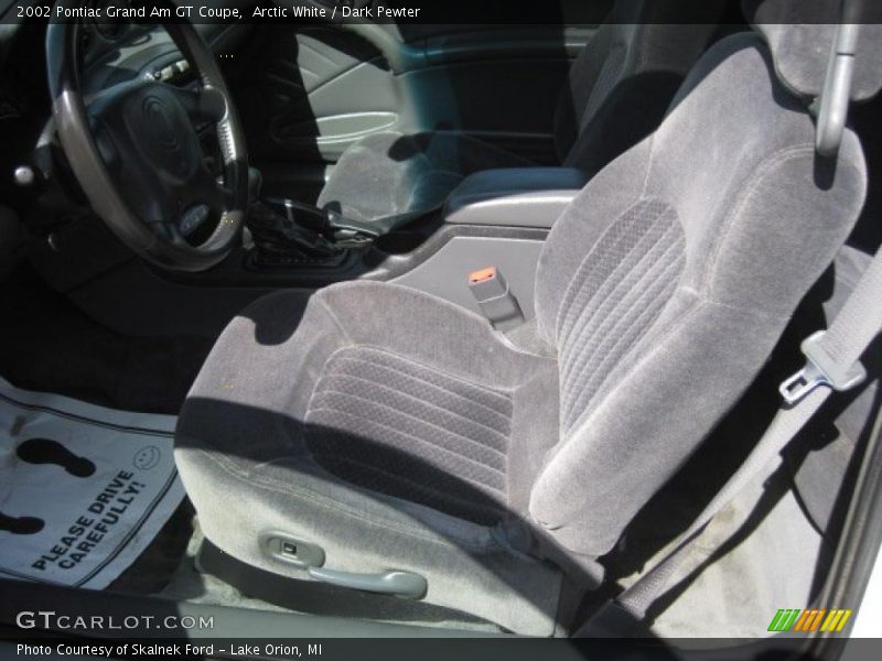 Arctic White / Dark Pewter 2002 Pontiac Grand Am GT Coupe