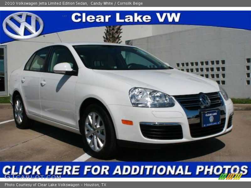 Candy White / Cornsilk Beige 2010 Volkswagen Jetta Limited Edition Sedan
