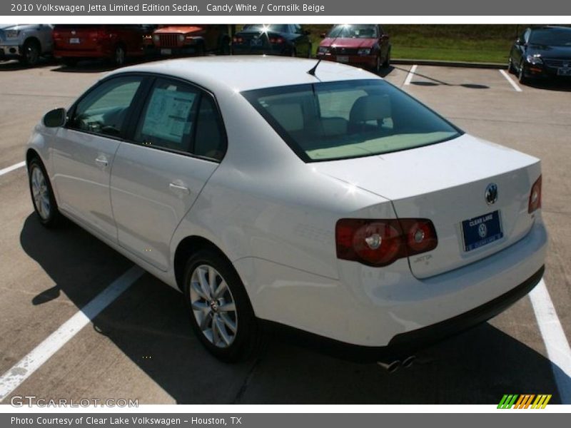 Candy White / Cornsilk Beige 2010 Volkswagen Jetta Limited Edition Sedan