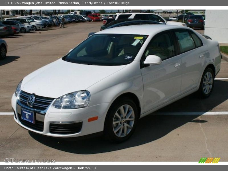 Candy White / Cornsilk Beige 2010 Volkswagen Jetta Limited Edition Sedan