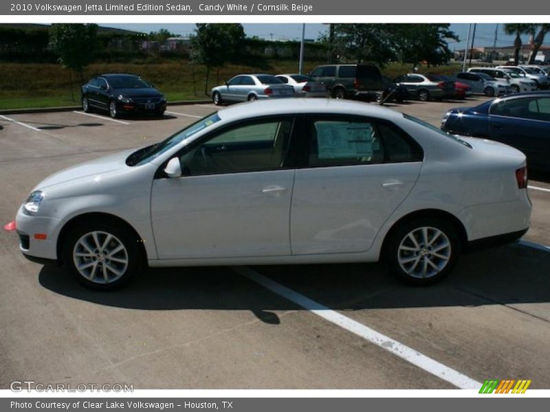 Candy White / Cornsilk Beige 2010 Volkswagen Jetta Limited Edition Sedan