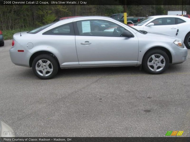 Ultra Silver Metallic / Gray 2008 Chevrolet Cobalt LS Coupe