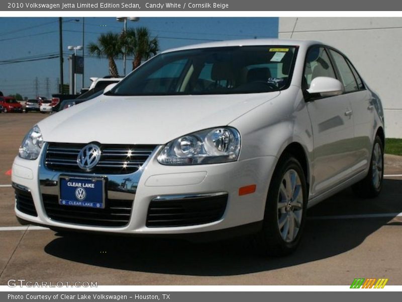 Candy White / Cornsilk Beige 2010 Volkswagen Jetta Limited Edition Sedan
