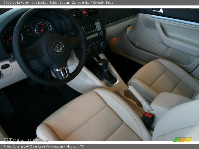 Candy White / Cornsilk Beige 2010 Volkswagen Jetta Limited Edition Sedan
