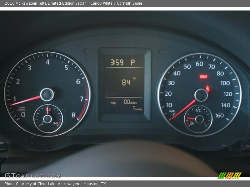 Candy White / Cornsilk Beige 2010 Volkswagen Jetta Limited Edition Sedan