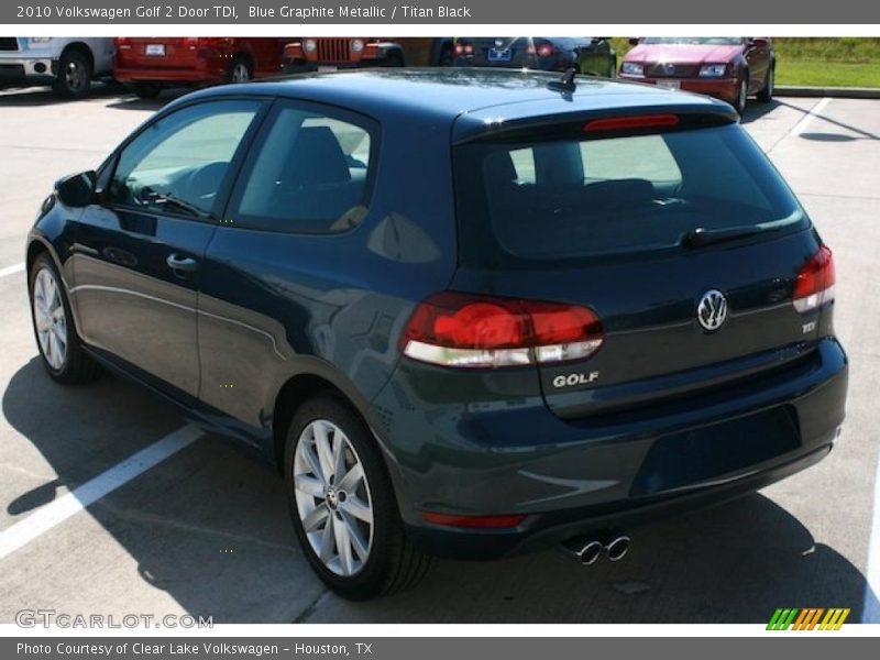 Blue Graphite Metallic / Titan Black 2010 Volkswagen Golf 2 Door TDI