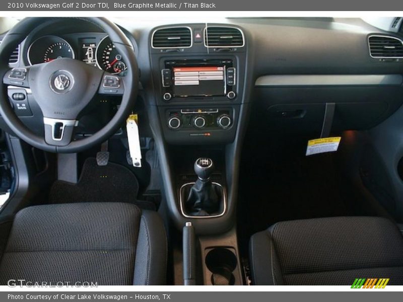 Blue Graphite Metallic / Titan Black 2010 Volkswagen Golf 2 Door TDI