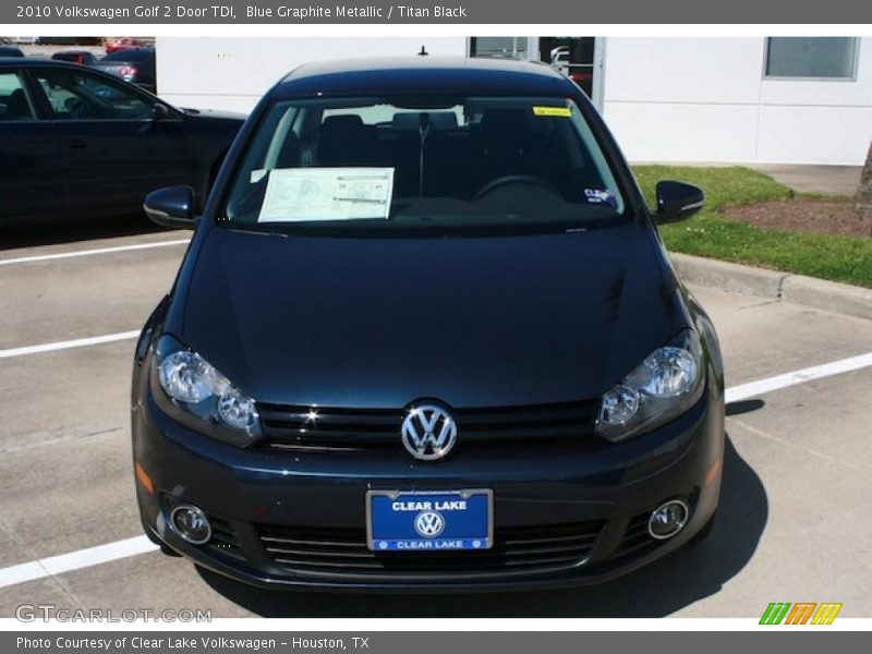 Blue Graphite Metallic / Titan Black 2010 Volkswagen Golf 2 Door TDI