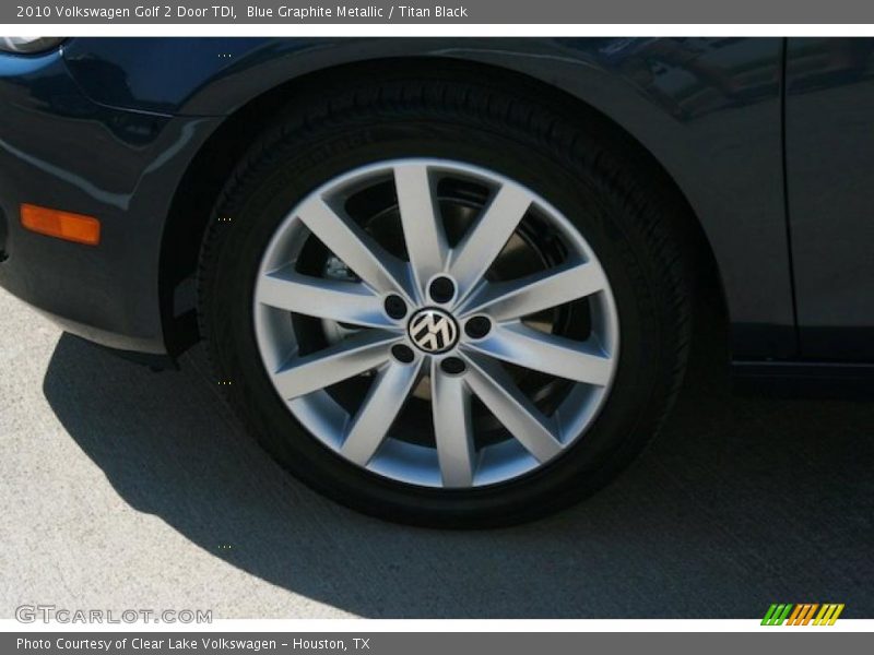 Blue Graphite Metallic / Titan Black 2010 Volkswagen Golf 2 Door TDI