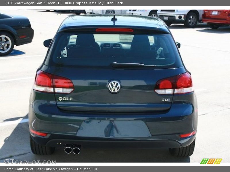 Blue Graphite Metallic / Titan Black 2010 Volkswagen Golf 2 Door TDI