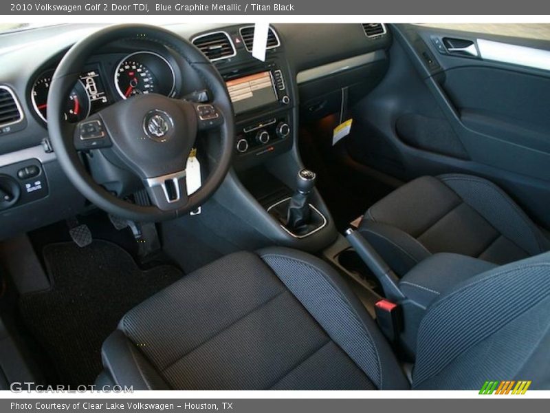 Blue Graphite Metallic / Titan Black 2010 Volkswagen Golf 2 Door TDI