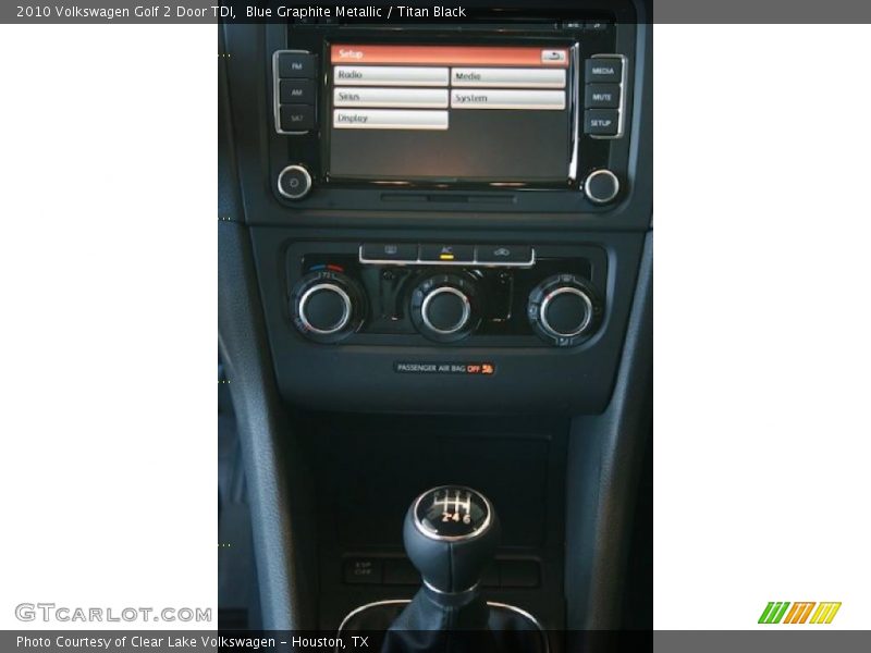 Blue Graphite Metallic / Titan Black 2010 Volkswagen Golf 2 Door TDI