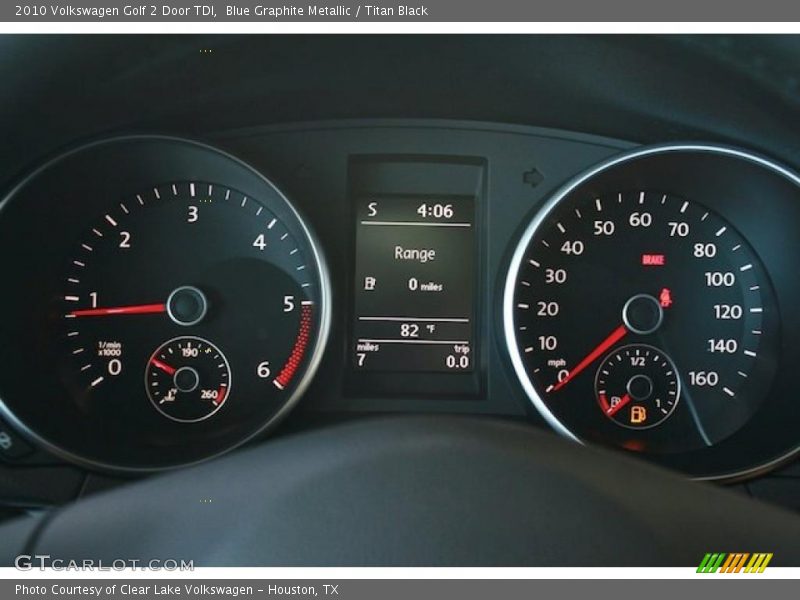 Blue Graphite Metallic / Titan Black 2010 Volkswagen Golf 2 Door TDI