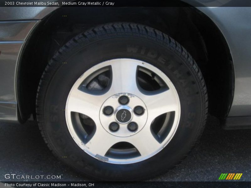Medium Gray Metallic / Gray 2003 Chevrolet Malibu Sedan