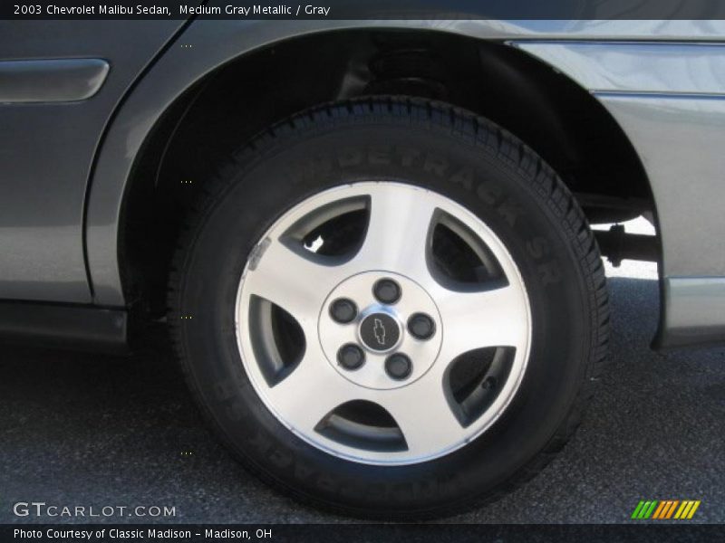 Medium Gray Metallic / Gray 2003 Chevrolet Malibu Sedan