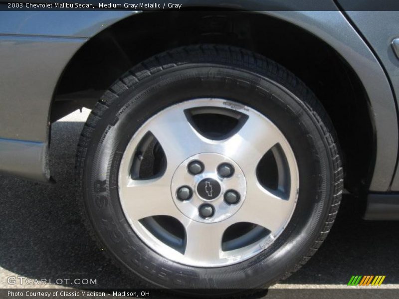 Medium Gray Metallic / Gray 2003 Chevrolet Malibu Sedan