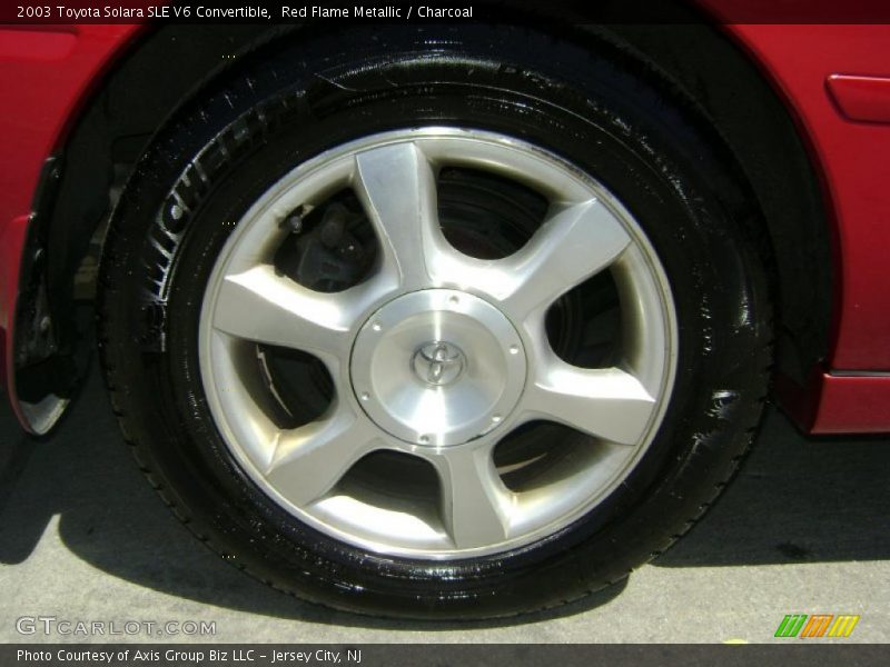 Red Flame Metallic / Charcoal 2003 Toyota Solara SLE V6 Convertible