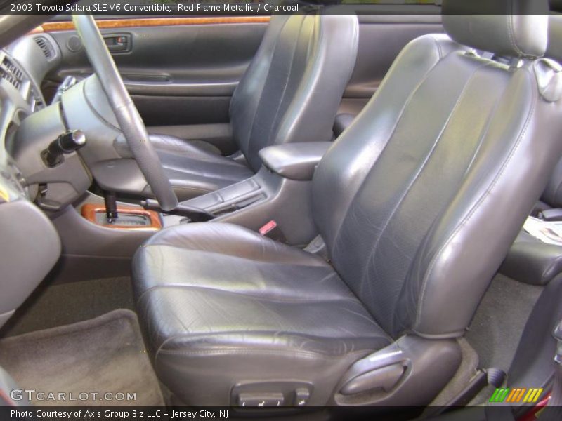 Red Flame Metallic / Charcoal 2003 Toyota Solara SLE V6 Convertible