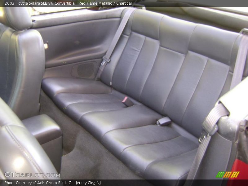 Red Flame Metallic / Charcoal 2003 Toyota Solara SLE V6 Convertible
