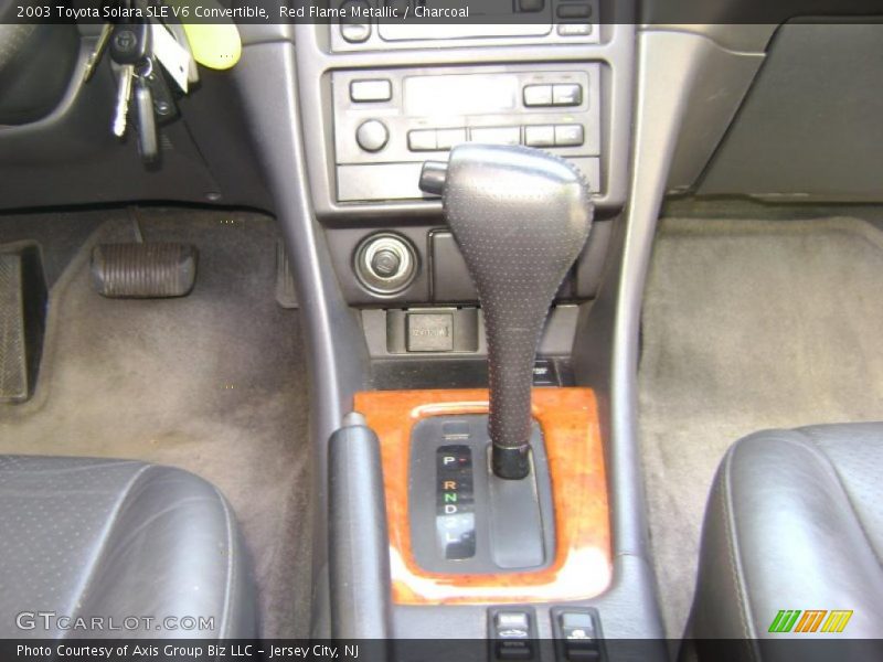 Red Flame Metallic / Charcoal 2003 Toyota Solara SLE V6 Convertible