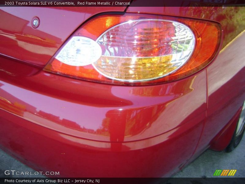 Red Flame Metallic / Charcoal 2003 Toyota Solara SLE V6 Convertible