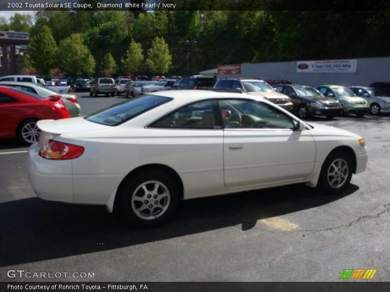 Diamond White Pearl / Ivory 2002 Toyota Solara SE Coupe