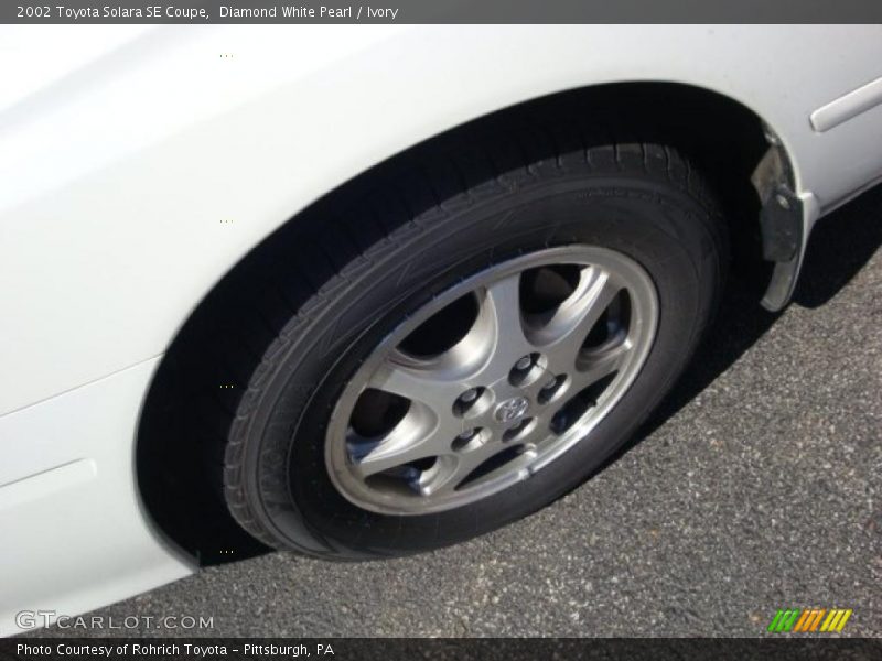 Diamond White Pearl / Ivory 2002 Toyota Solara SE Coupe