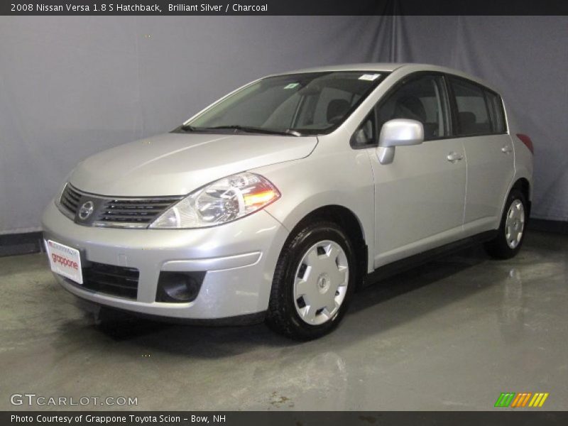 Brilliant Silver / Charcoal 2008 Nissan Versa 1.8 S Hatchback