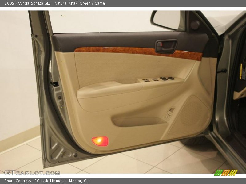 Natural Khaki Green / Camel 2009 Hyundai Sonata GLS