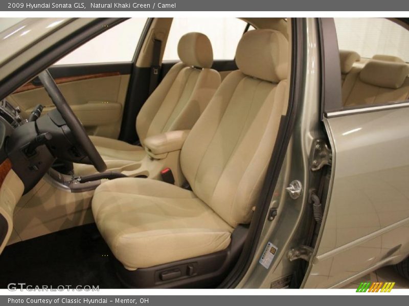 Natural Khaki Green / Camel 2009 Hyundai Sonata GLS