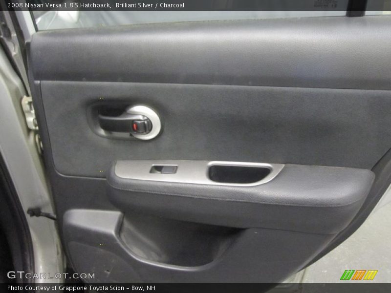 Brilliant Silver / Charcoal 2008 Nissan Versa 1.8 S Hatchback