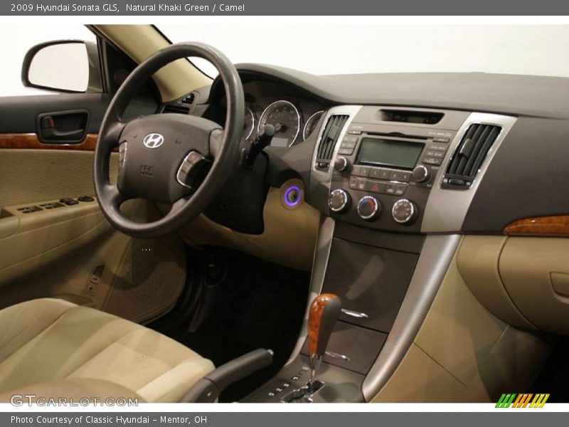 Natural Khaki Green / Camel 2009 Hyundai Sonata GLS
