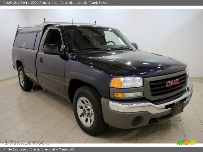 Deep Blue Metallic / Dark Pewter 2006 GMC Sierra 1500 Regular Cab