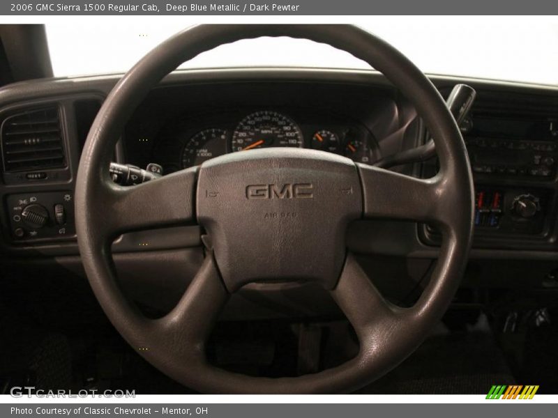 Deep Blue Metallic / Dark Pewter 2006 GMC Sierra 1500 Regular Cab