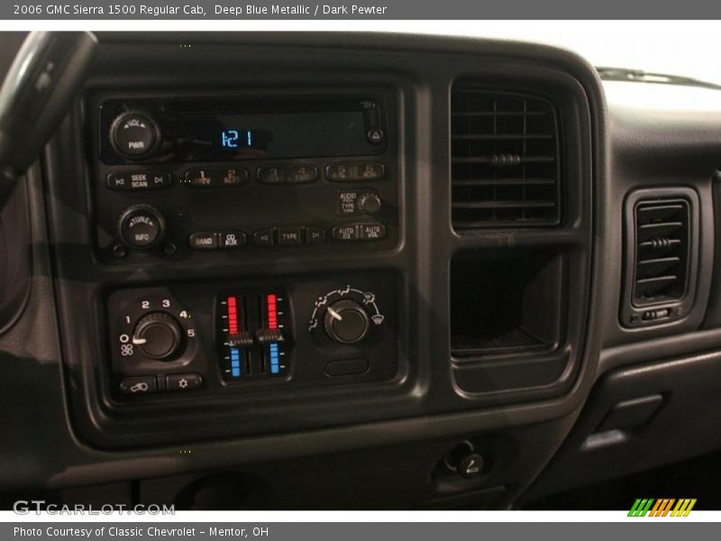 Deep Blue Metallic / Dark Pewter 2006 GMC Sierra 1500 Regular Cab