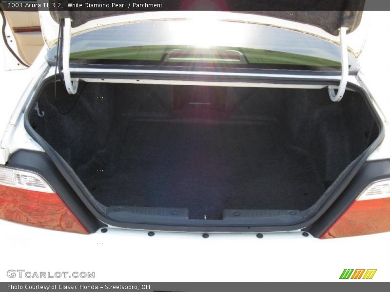 White Diamond Pearl / Parchment 2003 Acura TL 3.2