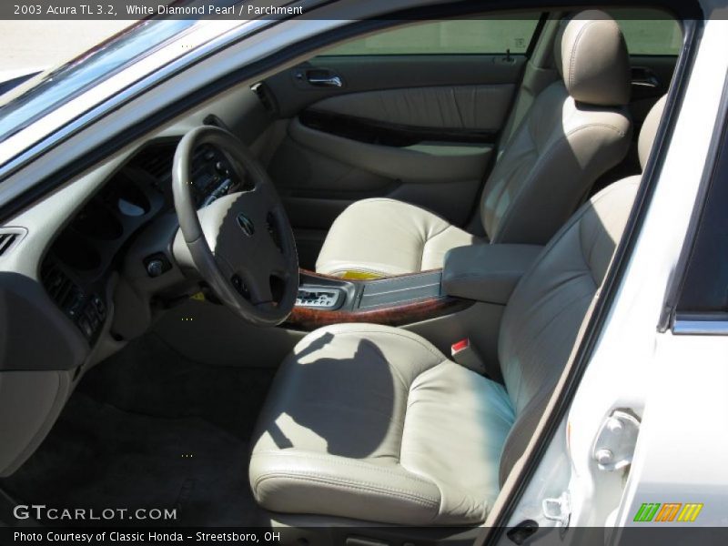 White Diamond Pearl / Parchment 2003 Acura TL 3.2